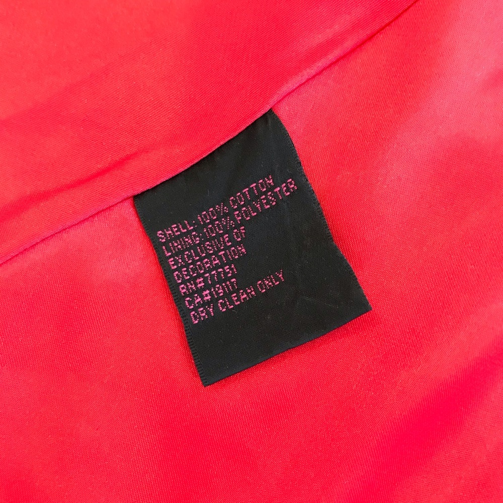 🌺 Betsy Johnson Red Embroidered Flower Dress - Picture 7 of 14